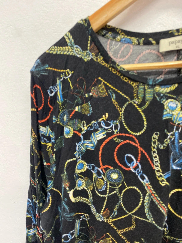 Fabulous Papaya tunic dress chains & Jewels UkXl 16/18 CR002