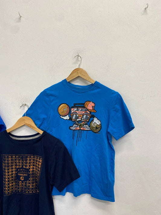 Fabulous trio of blue Nike t shirts boys age 12-13 #63 NC001