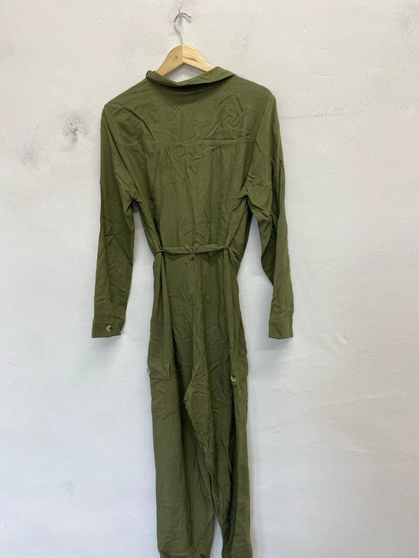Lovely george khaki oversized jumpsuit UK 14 GK002