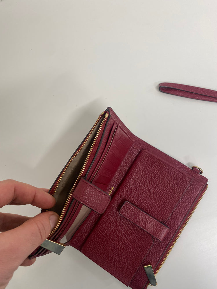 Michael Kors Adele leather smartphone leather wallet burgundy EW004