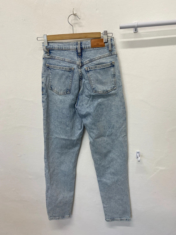 Fabulous Mango Tapered acid wash jeans UK6 HDR01