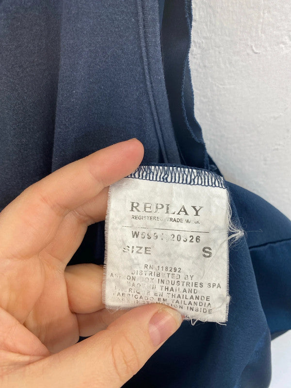 Replay Stylish Sea Green Layered Vest Top Size S SW001