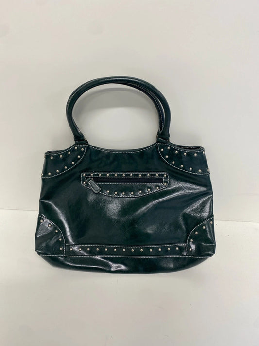 Lovely next Forrest green studded handbag AT001