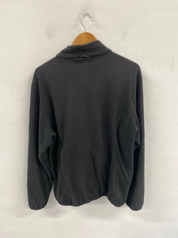 Classic The North Face black full zip fleece L SR006