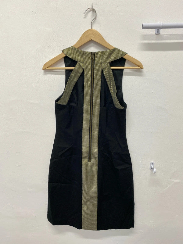 Fabulous Monsoon Fusion embellished retro dress Uk8 AG006