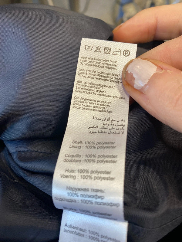 Fab New Look textured navy blazer Uk14 classic AO001