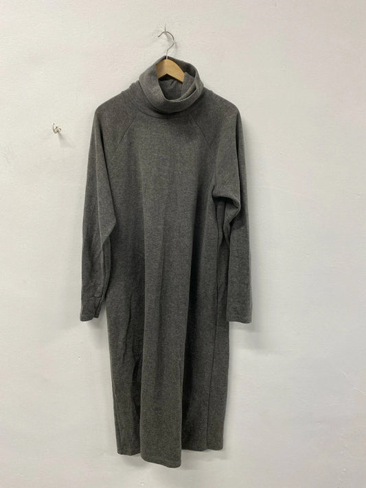 ASOS Stylish Grey Turtleneck Jumper Dress UK 10 KS002