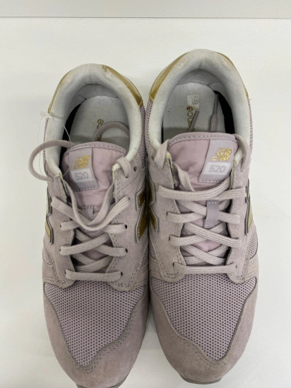 Fabulous New Balance 520 Lilac & Gold trainers Uk7 NN001