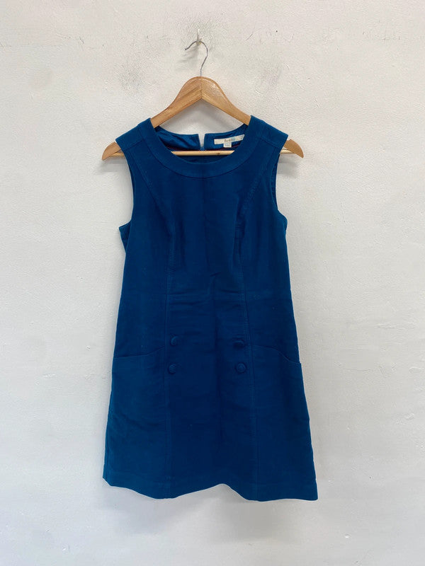 Stunning boden dark blue moleskin dress UK 12 LW005