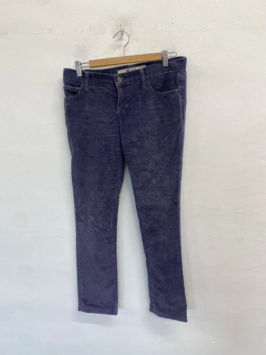 Lovely gap purple cord trousers UK 10 MM005