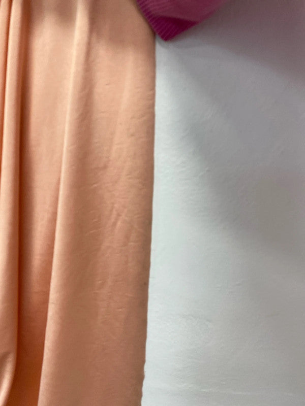 Fabulous Eliza & Ethan peach maxi dress with boob modesty tube Uk14-20 CR002