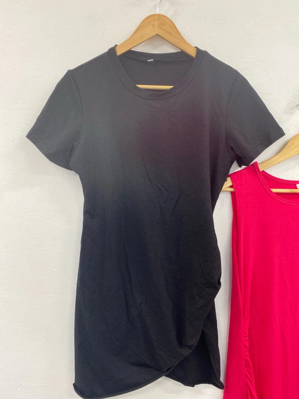 Shein Fab Duo of Asymmetric Beach Coverups Size L #1 MS002