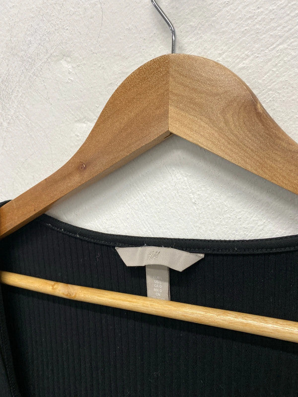 Fabulous Duo of Black knit wardrobe essentials H&M UkL Cardigan & top  #22 KM003