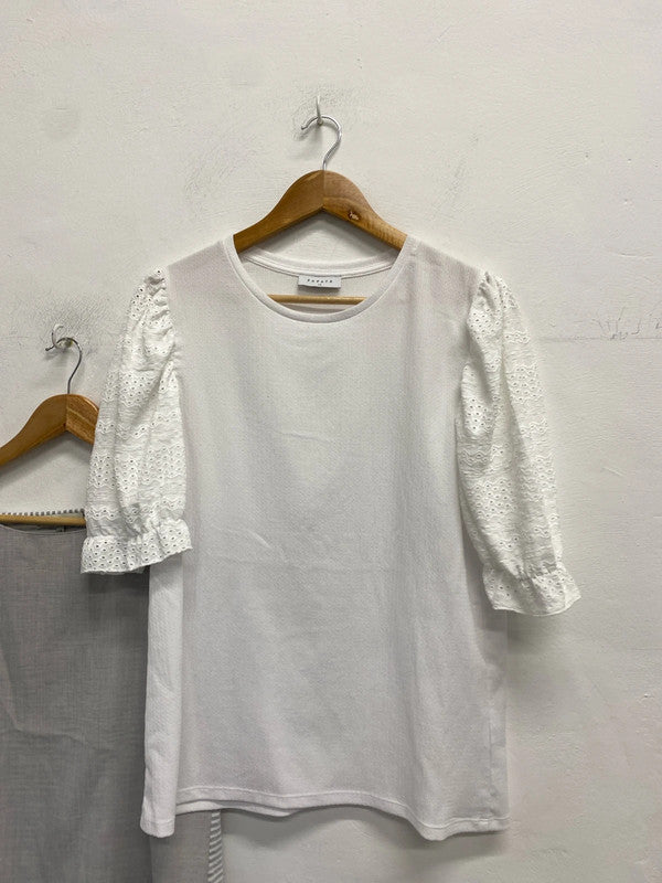 Fabulous duo of T-shirts nutmeg papaya UK 14 #6 JW002