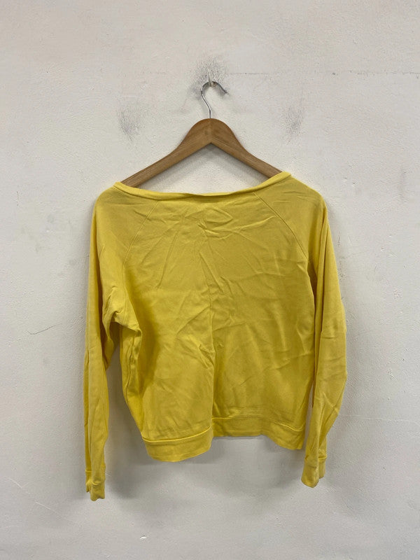 Hush Fabulous Daffodil Yellow Long Sleeve Shirt Size XS SN002