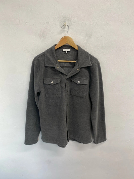 Reiss Deansgate classic soft grey Shacket Overshirt M LL003