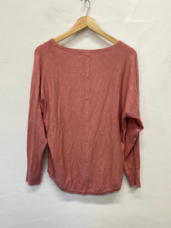 Soyaconcept Stylish Red Marl Jumper Size L KM005