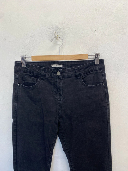 Lovely tu casual black jeans UK 10 r SW001