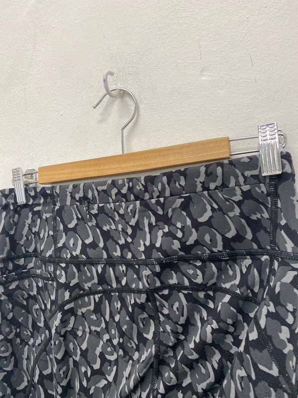 Fabulous Sweaty Betty Black & Grey camo leggings UkL LB005