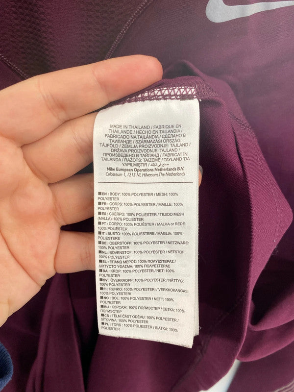 Nike Dri-fit Chic Purple Running Top Size L PJ001