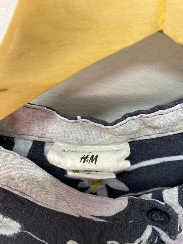 Fabulous AnnA Glover x H&M oversized floral shirt tunic Uk12/14 IM001