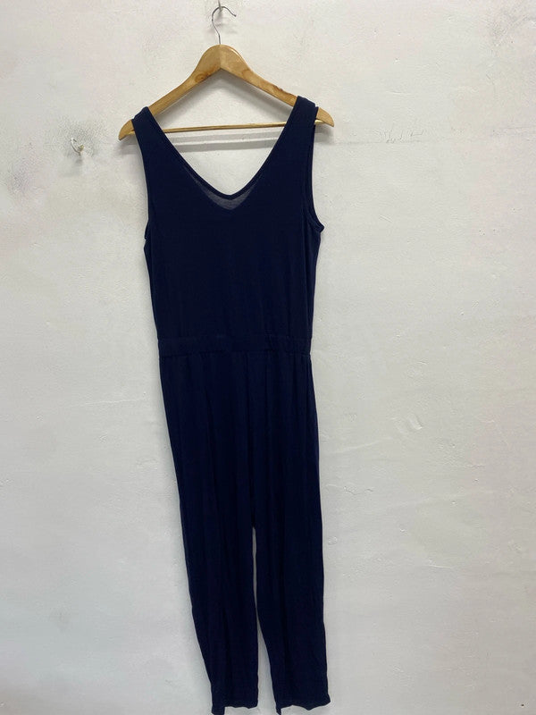 Lovely Roman navy jumpsuit UK 10 AO001