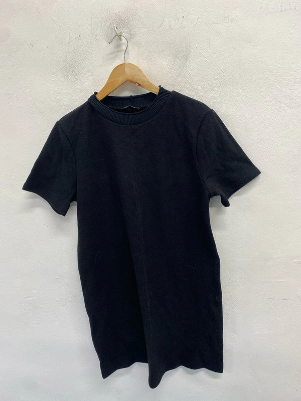 Lovely Zara black knit dress new with tags UK L AO001