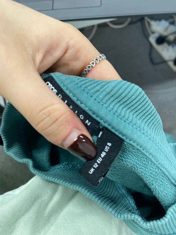 Bundle 42 green crew necks H&M asos UK M KS002