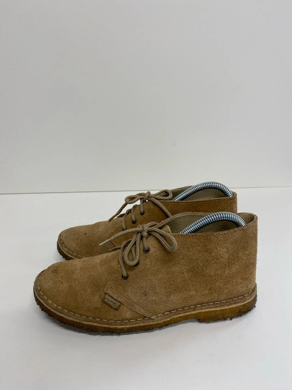 Cute Heavenly Soles tan suede ankle boots Uk5 KM003