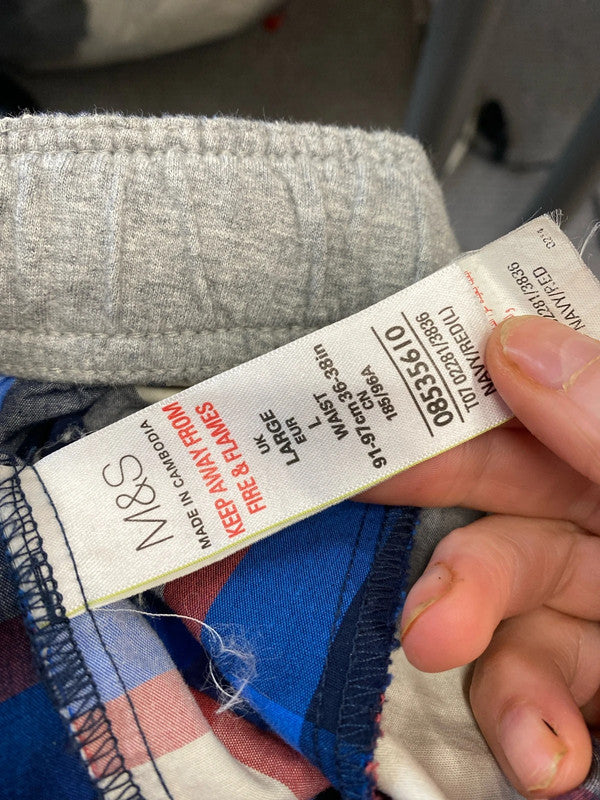 Fabulous small shorts checked M&S summer UkL JS004