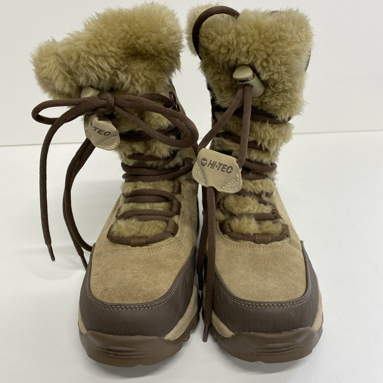 Hi Tec St Moritz 200 Boots Women Uk 4 Suede Beige  THERMO MM005