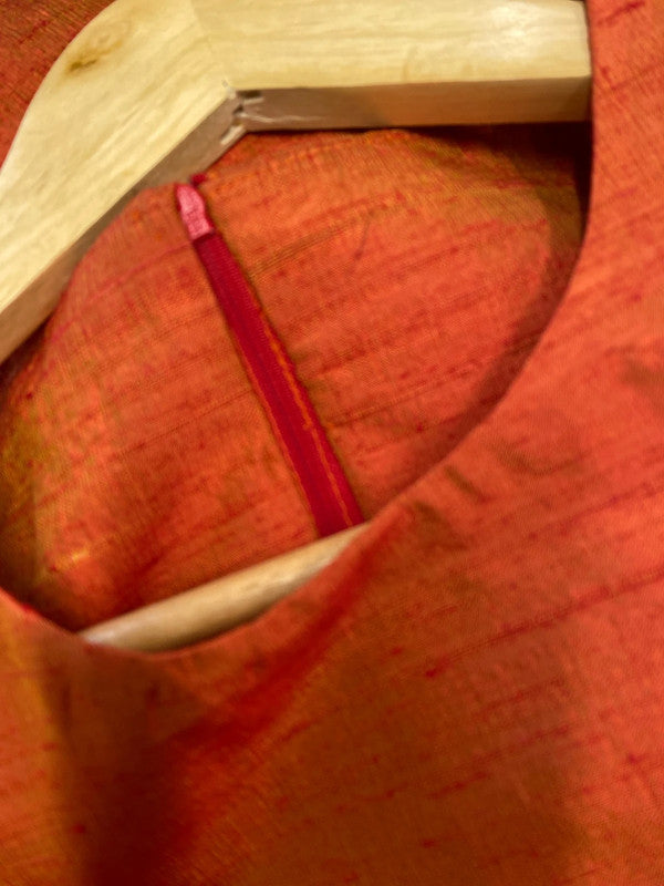 Fabulous handmade Vintage dress burnt orange 1960’s vintage vibes MM005