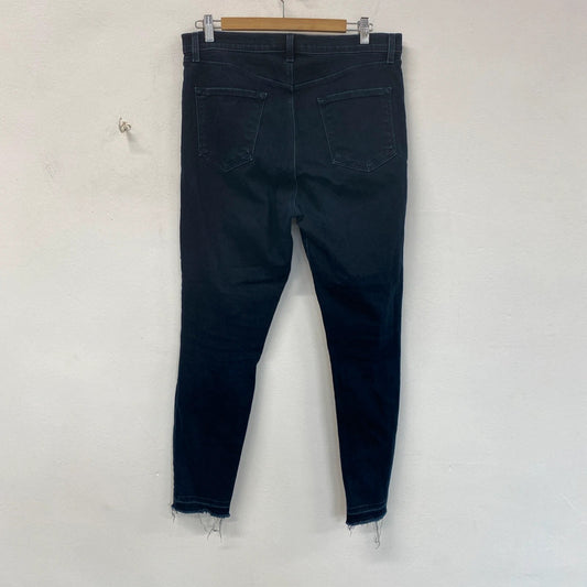J Brand Leenah Navy Distressed Skinny Jeans 31W KN003