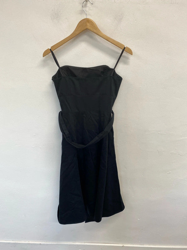 Lovely rocha John rocha Debenhams sequin black tie dress UK 10 LL003