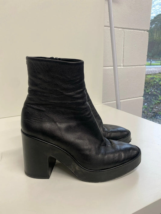 Amazing Rare Rag & Bone Fei classic black ankle boots UK3.5 SS002