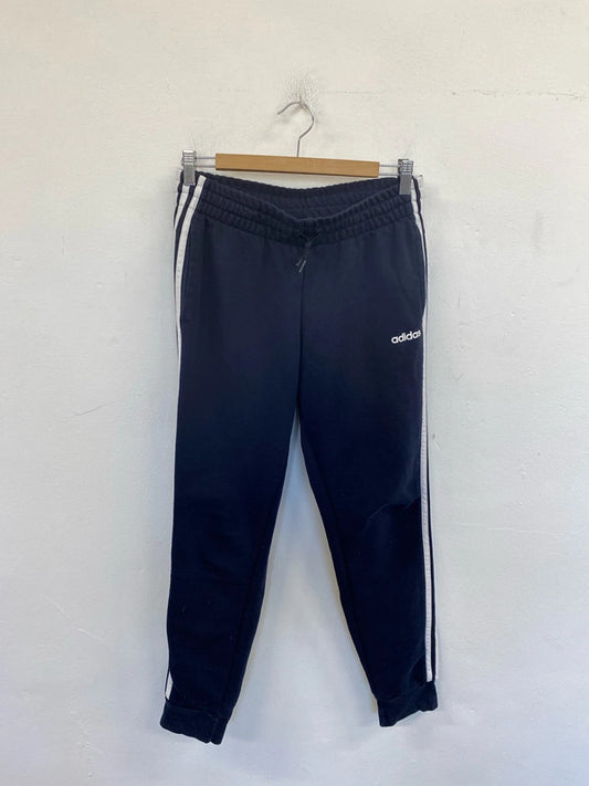 Adidas Fab Navy & White Racing Stripe Joggers Size M (12-14) LD003