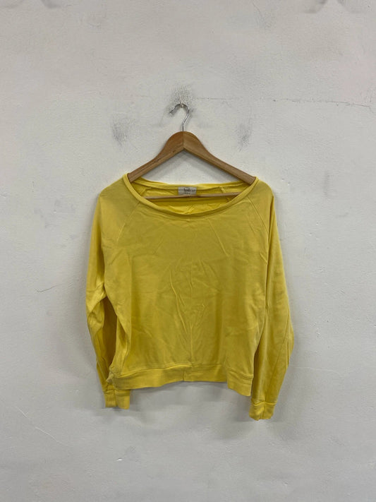Hush Fabulous Daffodil Yellow Long Sleeve Shirt Size XS SN002