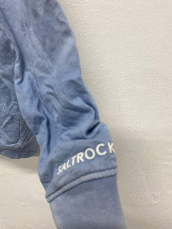 Fabulous Saltrock ombré blue & white fleece jacket Uk10 MA003