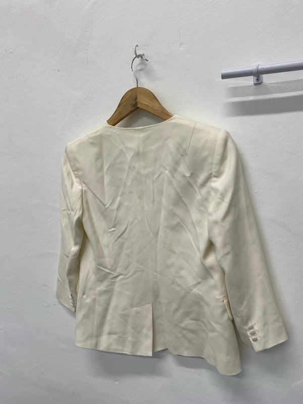 Fab classic French Connection cream open front uk6 KM004