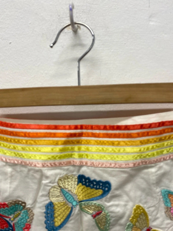 Fabulous Y2K Whistles Butterfly mini skirt Uk8 boho SN002