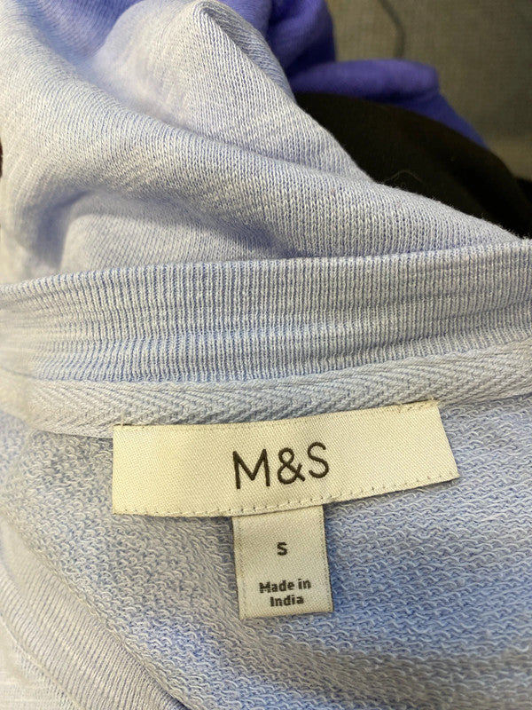 Lovely m&s blue ombré jumper UK S AO001
