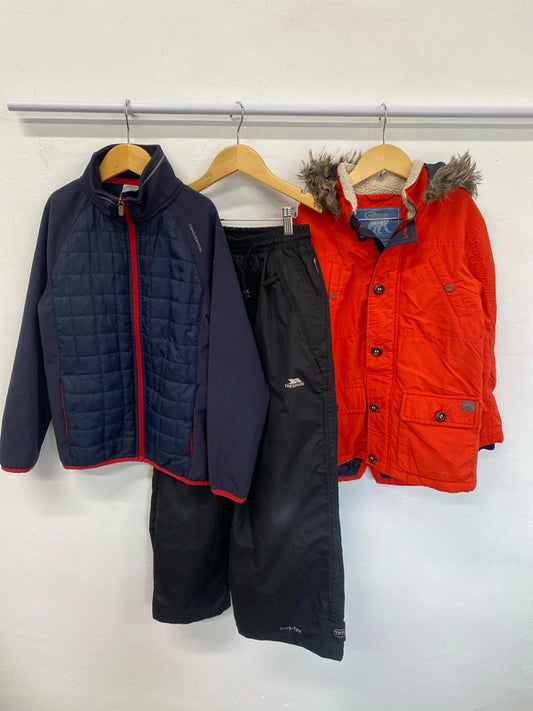 Fabulous bundle of kids coats Monsoon Craghoppers 9-10y #18 AG006