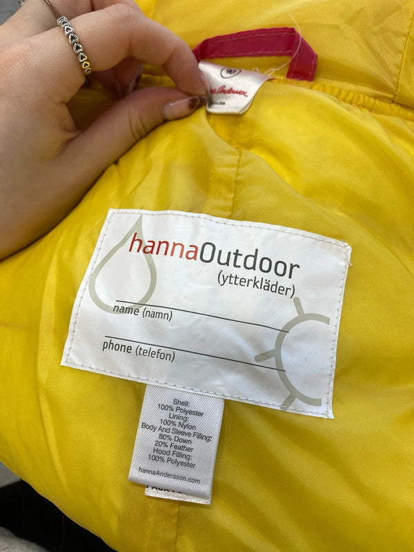 Lovely hanna outdoor pink fur hood snowsuit UK age 3-3.5 EL001