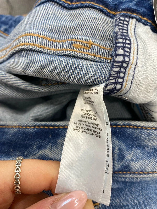 Lovely F&F slim high rise ankle grazer jeans UK 14 L JW002