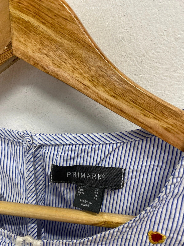 Fun and flirty pure cotton summer boho tunic top Uk20 CR002