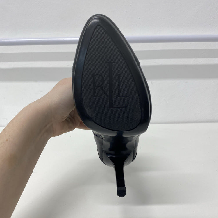 Lauren Ralph Lauren Latisha Black Boots UK 4 JM004