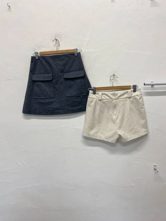 Fab summer shorts & skirt duo Uk8 Primark & H&M #8 JA001