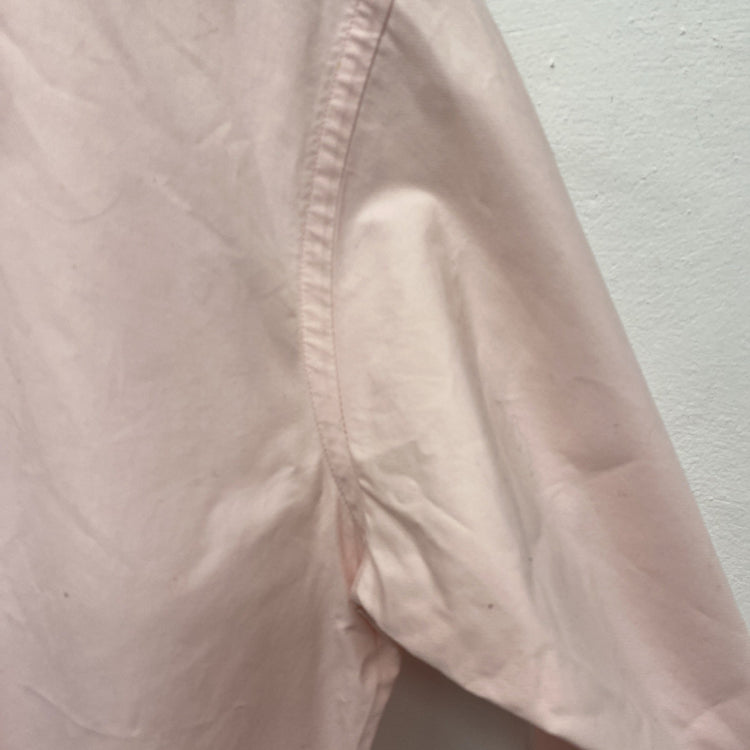 Women's Pink Thomas Pink smart shirt longer shaped back hem Uk8 Twill CN001