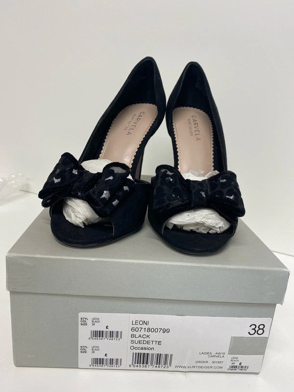 Stunning Carvela for Kurt Geiger Leoni black occasion shoes Uk5 LB005