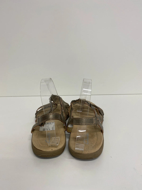 Clarks Fabulous Una Metallic Sandals UK 7 KM005
